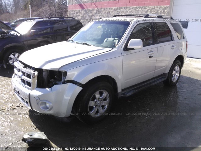 1FMCU94G79KA05318 - 2009 FORD ESCAPE LIMITED CREAM photo 2