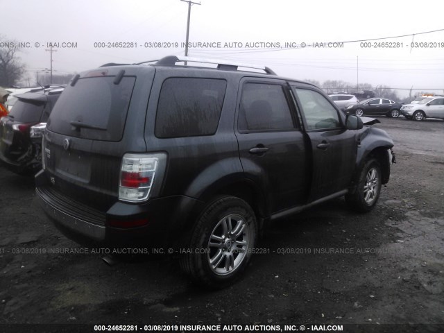 4M2CU87739KJ15822 - 2009 MERCURY MARINER PREMIER GRAY photo 4