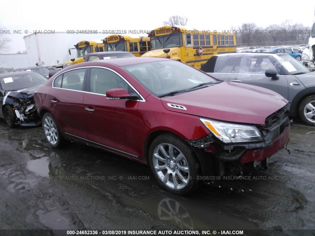 1G4GB5G36EF213945 - 2014 BUICK LACROSSE RED photo 1