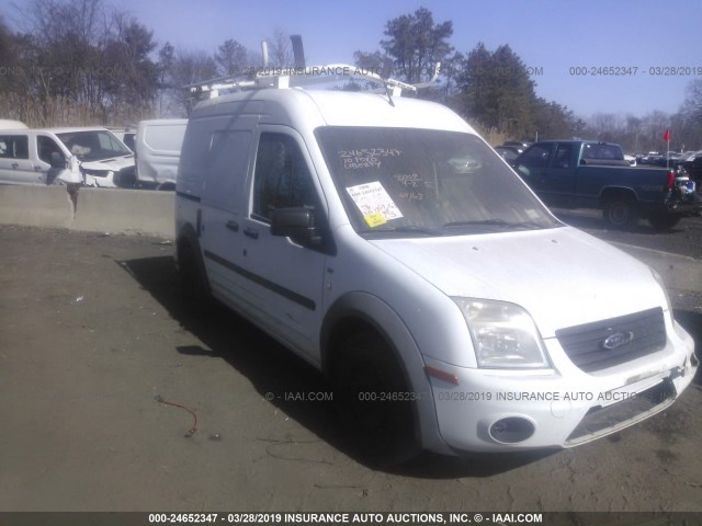 NM0LS7DN5AT021672 - 2010 FORD TRANSIT CONNECT XLT WHITE photo 1