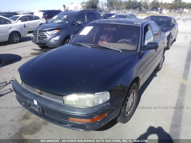 JT2VK13E6P0208528 - 1993 TOYOTA CAMRY XLE GREEN photo 2