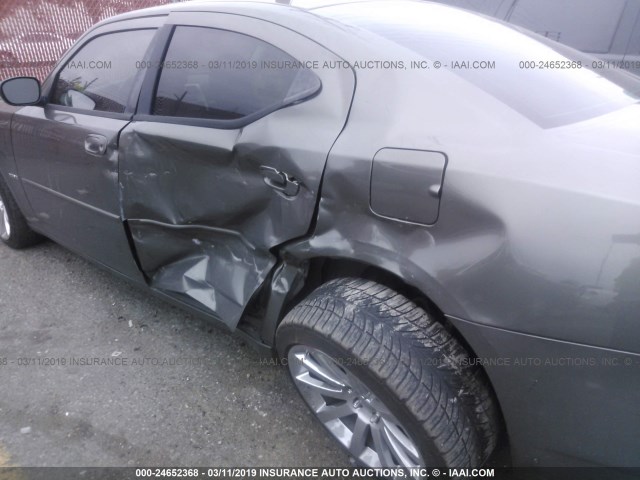 2B3LA53T99H503856 - 2009 DODGE CHARGER R/T GRAY photo 6