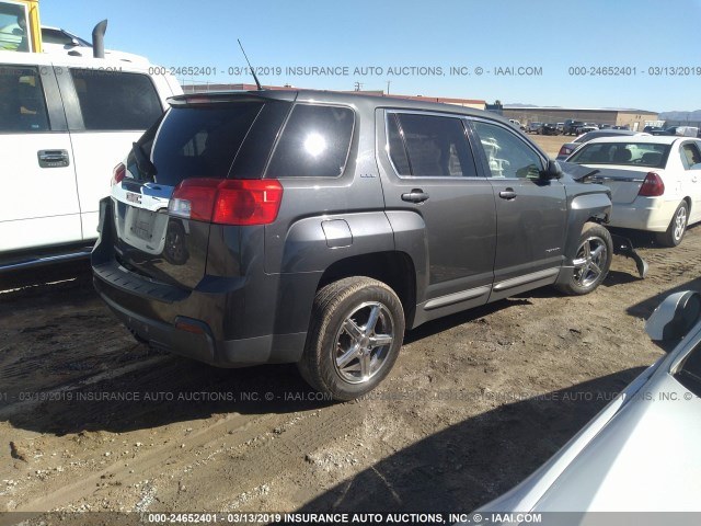 2CTALMEC4B6217135 - 2011 GMC TERRAIN SLE GRAY photo 4