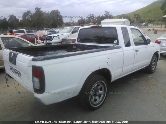 1N6DD26T54C467550 - 2004 NISSAN FRONTIER KING CAB XE WHITE photo 4