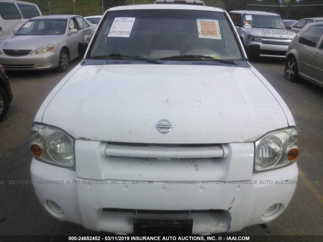 1N6DD26T54C467550 - 2004 NISSAN FRONTIER KING CAB XE WHITE photo 6