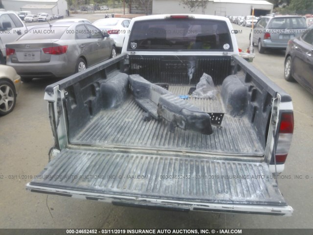 1N6DD26T54C467550 - 2004 NISSAN FRONTIER KING CAB XE WHITE photo 8