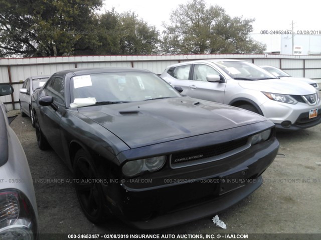 2C3CDYAG4EH208501 - 2014 DODGE CHALLENGER SXT BLACK photo 1