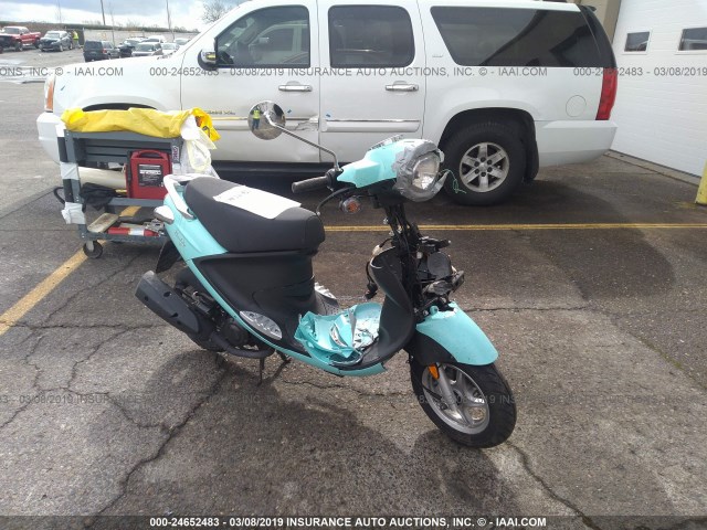 RFVPAP5A2K1124554 - 2019 GENUINE SCOOTER CO. BUDDY 50 TEAL photo 1