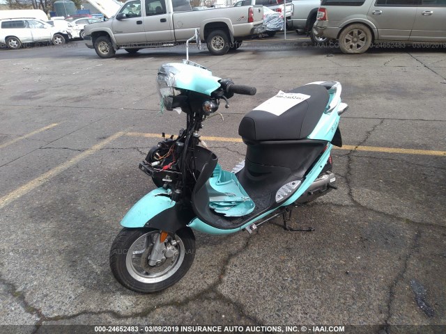 RFVPAP5A2K1124554 - 2019 GENUINE SCOOTER CO. BUDDY 50 TEAL photo 2