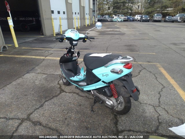 RFVPAP5A2K1124554 - 2019 GENUINE SCOOTER CO. BUDDY 50 TEAL photo 3