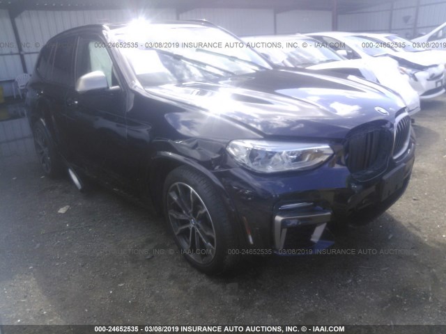 5UXTS3C53J0Y96052 - 2018 BMW X3 XDRIVE30I BLUE photo 1