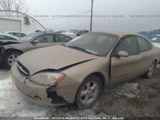 1FAFP5527YA164287 - 2000 FORD TAURUS SES GOLD photo 2