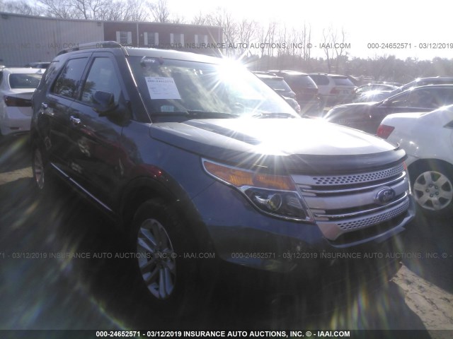 1FMHK8D80BGA29161 - 2011 FORD EXPLORER XLT GRAY photo 1