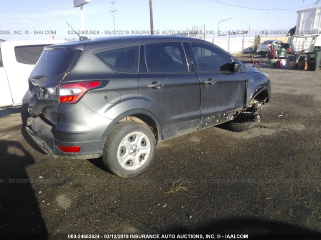 1FMCU0F78HUB80477 - 2017 FORD ESCAPE S GRAY photo 4