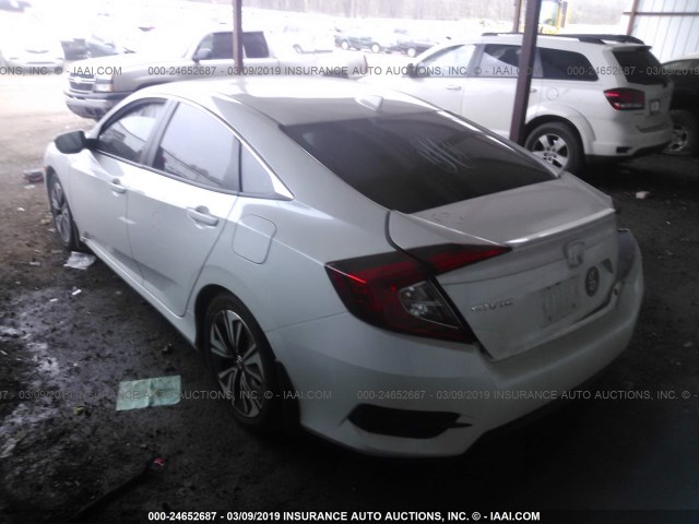 19XFC1F73GE044037 - 2016 HONDA CIVIC EXL WHITE photo 3