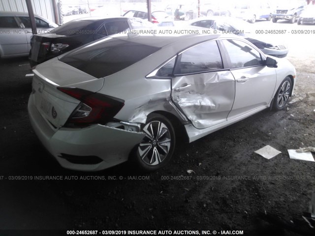 19XFC1F73GE044037 - 2016 HONDA CIVIC EXL WHITE photo 4