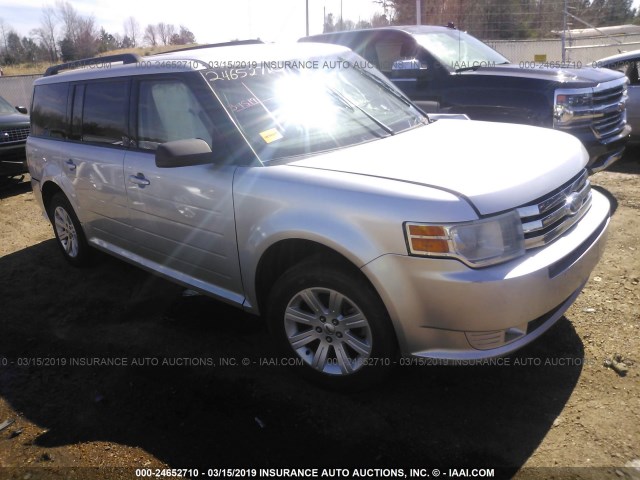 2FMGK5BC6ABA85614 - 2010 FORD FLEX SE SILVER photo 1