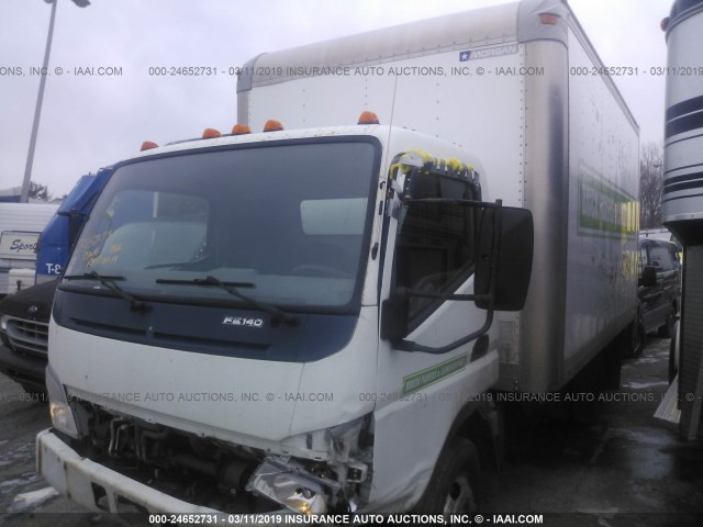 JL6BBE1S07K012929 - 2007 MITSUBISHI FUSO TRUCK FE 84D WHITE photo 2