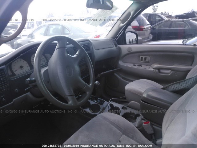 5TEGN92N22Z060507 - 2002 TOYOTA TACOMA DOUBLE CAB PRERUNNER GREEN photo 5