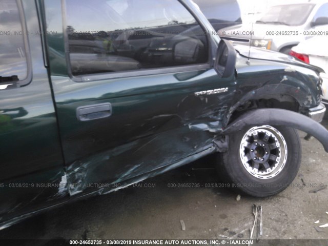 5TEGN92N22Z060507 - 2002 TOYOTA TACOMA DOUBLE CAB PRERUNNER GREEN photo 6