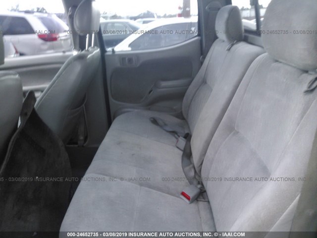 5TEGN92N22Z060507 - 2002 TOYOTA TACOMA DOUBLE CAB PRERUNNER GREEN photo 8