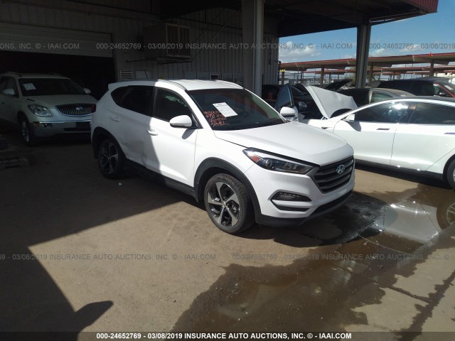 KM8J33A28GU148554 - 2016 HYUNDAI TUCSON LIMITED/SPORT AND ECO/SE WHITE photo 1