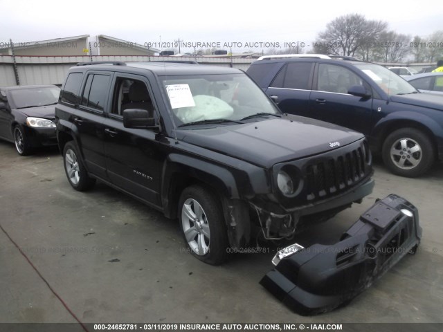 1C4NJPFB5DD213190 - 2013 JEEP PATRIOT LATITUDE BLACK photo 1