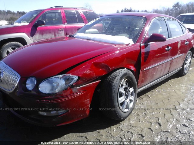 2G4WC582681154048 - 2008 BUICK LACROSSE CX RED photo 6
