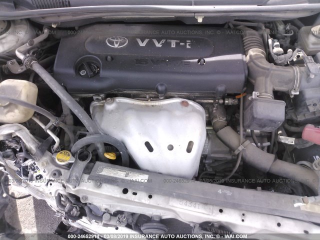 JTKDE167690299254 - 2009 TOYOTA SCION TC WHITE photo 10