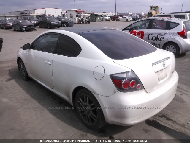 JTKDE167690299254 - 2009 TOYOTA SCION TC WHITE photo 3