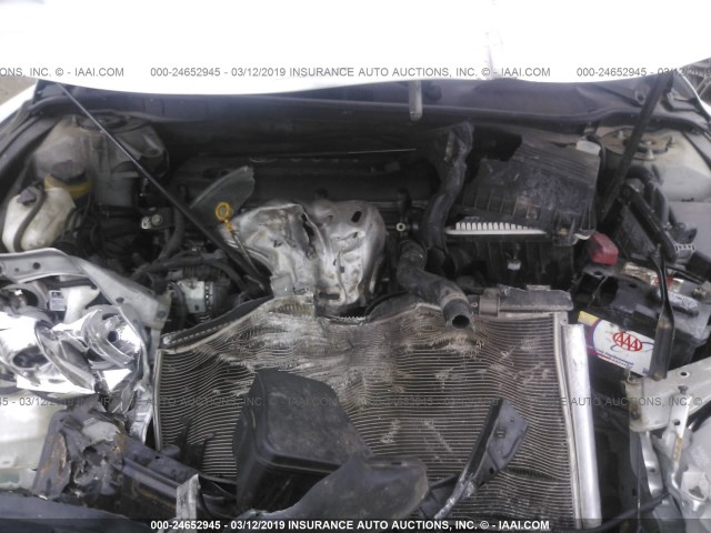 4T1BE46K97U598615 - 2007 TOYOTA CAMRY NEW GENERAT CE/LE/XLE/SE SILVER photo 10