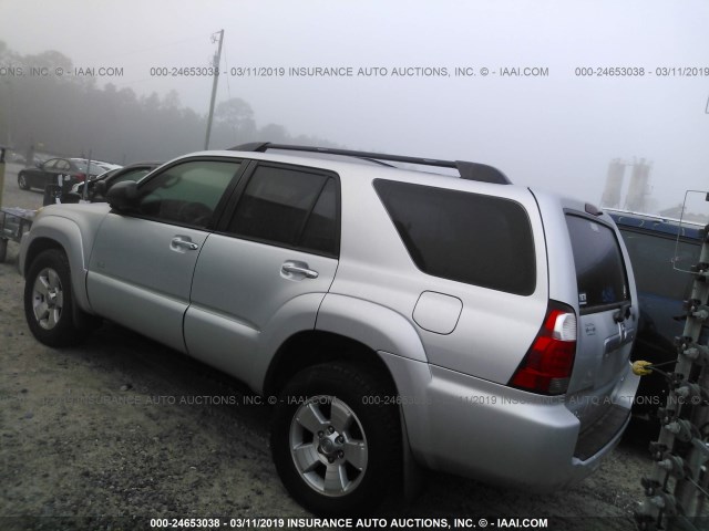 JTEZU14R09K023253 - 2009 TOYOTA 4RUNNER SR5/SPORT SILVER photo 3