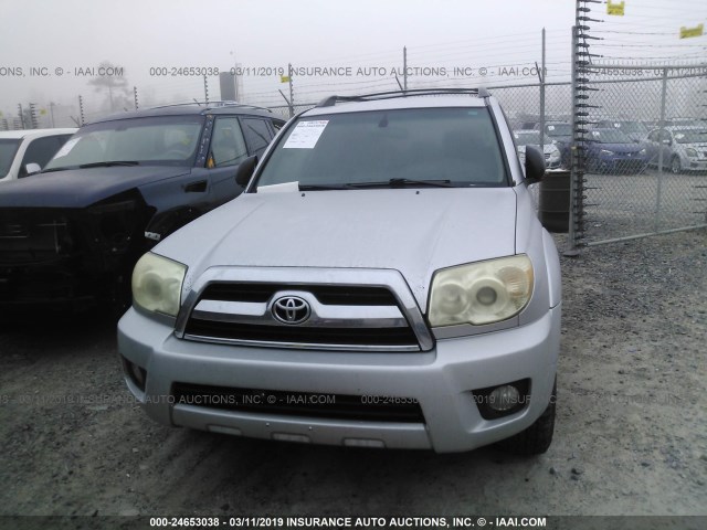 JTEZU14R09K023253 - 2009 TOYOTA 4RUNNER SR5/SPORT SILVER photo 6