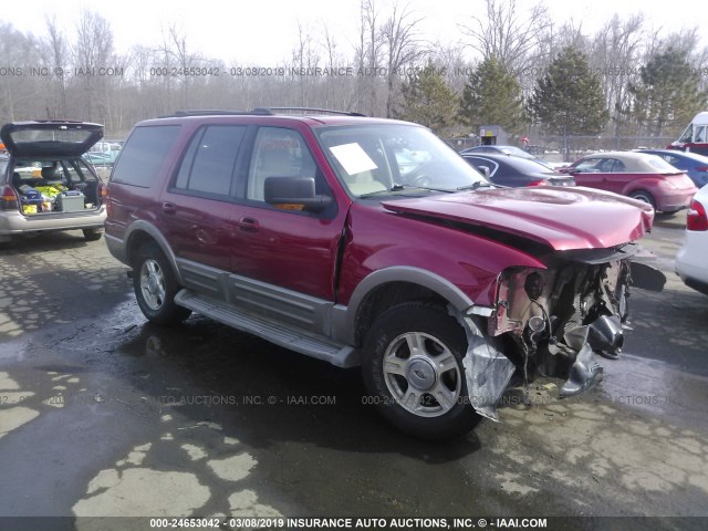 1FMFU18L74LB81312 - 2004 FORD EXPEDITION EDDIE BAUER RED photo 1