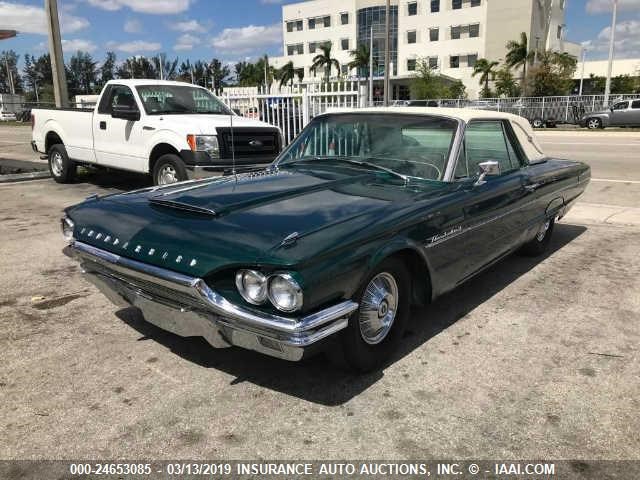 4Y87Z121922 - 1964 FORD THUNDERBIRD  GREEN photo 2