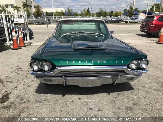 4Y87Z121922 - 1964 FORD THUNDERBIRD  GREEN photo 6