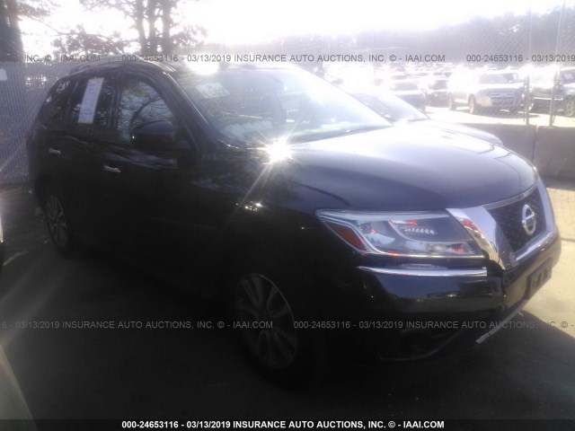 5N1AR2MM5EC626292 - 2014 NISSAN PATHFINDER S/SV/SL/PLATINUM BLACK photo 1