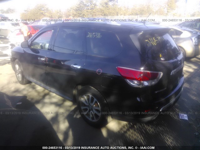 5N1AR2MM5EC626292 - 2014 NISSAN PATHFINDER S/SV/SL/PLATINUM BLACK photo 3