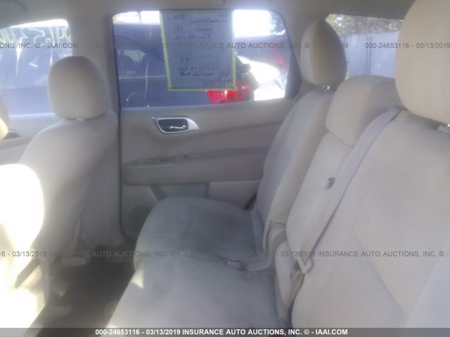 5N1AR2MM5EC626292 - 2014 NISSAN PATHFINDER S/SV/SL/PLATINUM BLACK photo 8