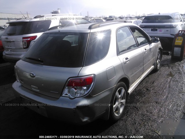 JF1GG61637H817321 - 2007 SUBARU IMPREZA 2.5I SILVER photo 4