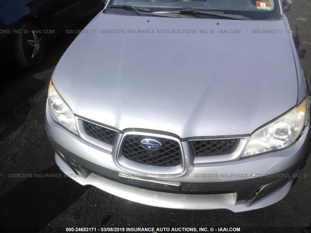 JF1GG61637H817321 - 2007 SUBARU IMPREZA 2.5I SILVER photo 6