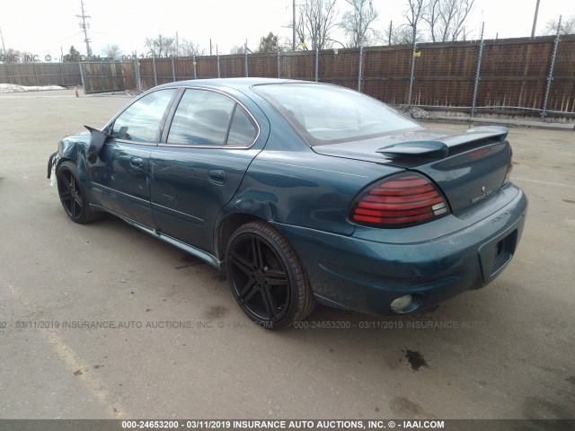 1G2NF52E13M711637 - 2003 PONTIAC GRAND AM SE1 BLUE photo 3