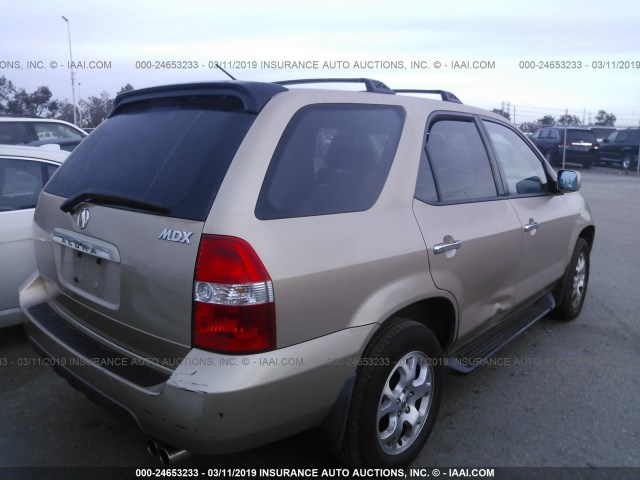 2HNYD18892H530242 - 2002 ACURA MDX TOURING BROWN photo 4
