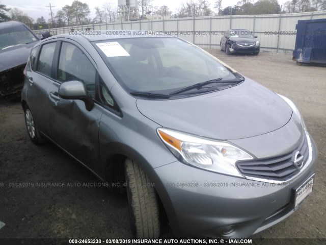 3N1CE2CP1EL377923 - 2014 NISSAN VERSA NOTE S/S PLUS/SV/SL GRAY photo 1