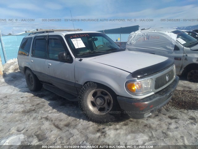 4M2ZU86P11UJ09151 - 2001 MERCURY MOUNTAINEER  WHITE photo 1