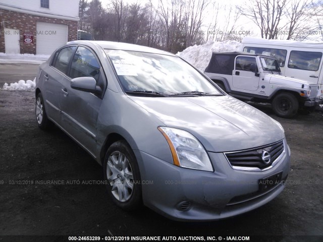 3N1AB6AP2CL771664 - 2012 NISSAN SENTRA 2.0/2.0S/SR/2.0SL GRAY photo 1