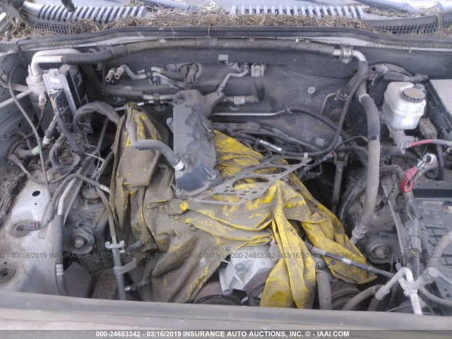 1FMEU63E76UA99367 - 2006 FORD EXPLORER XLT SILVER photo 10