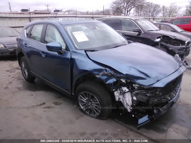 JM3KFABM4J1447446 - 2018 MAZDA CX-5 SPORT BLUE photo 1