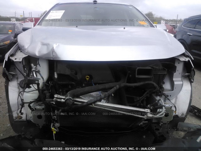 2FMDK3JCXEBB60488 - 2014 FORD EDGE SEL SILVER photo 6