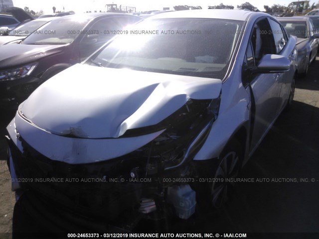 JTDKARFP6H3035909 - 2017 TOYOTA PRIUS PRIME  银色 照片 2